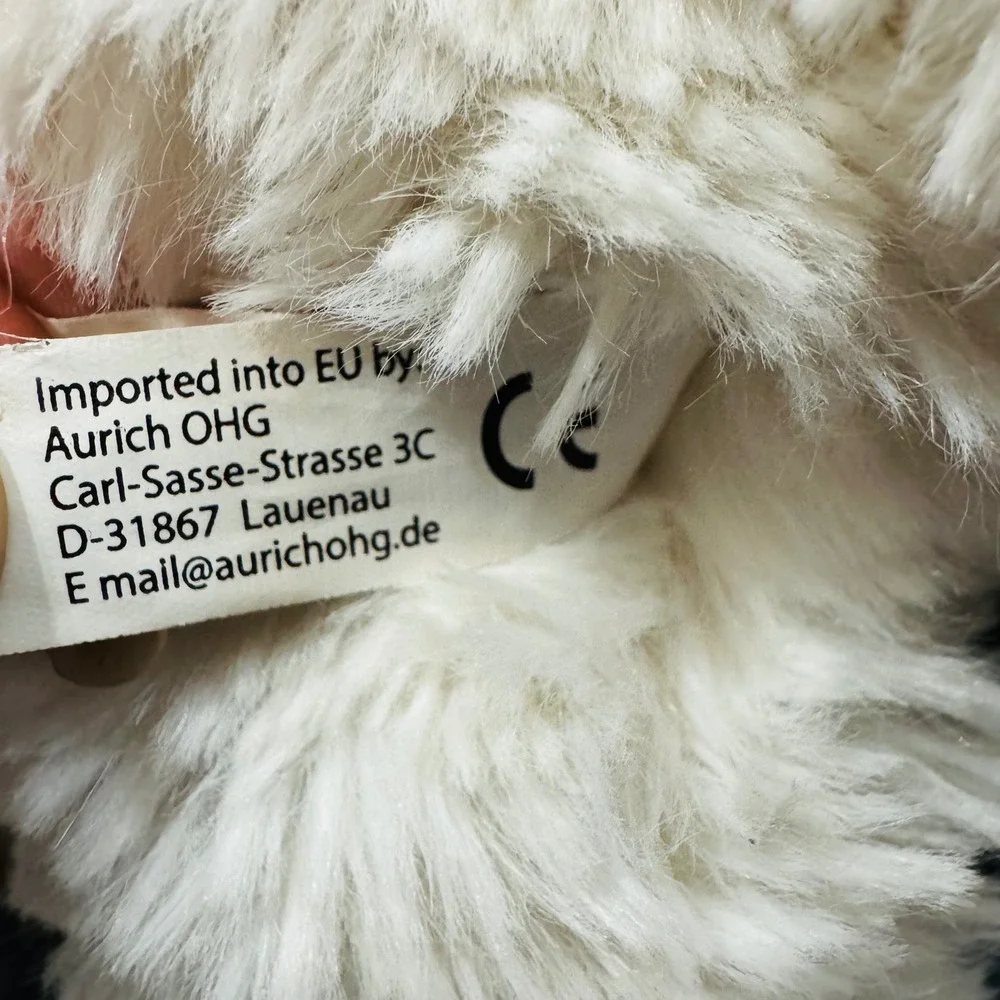 Douglas Cuddle Toys Lamb Sheep‎ Plush Cream White Stuffed Animal 10.5 Inch Long